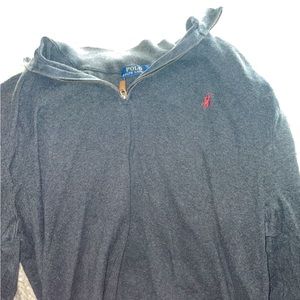 Dark Grey Polo Ralph Lauren Quarter Zip XL